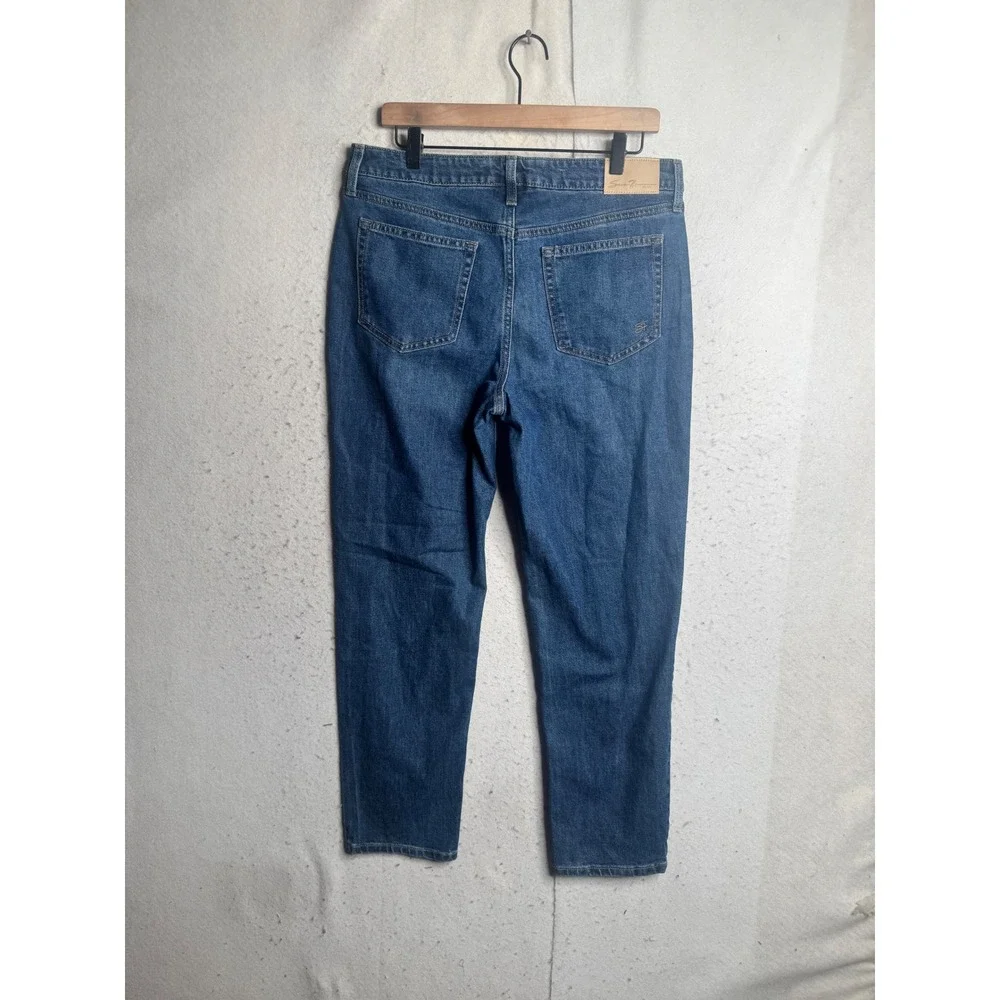 Seven7 Premium Brand Medium Wash Straight Leg Stretch Jeans Womens Size 10